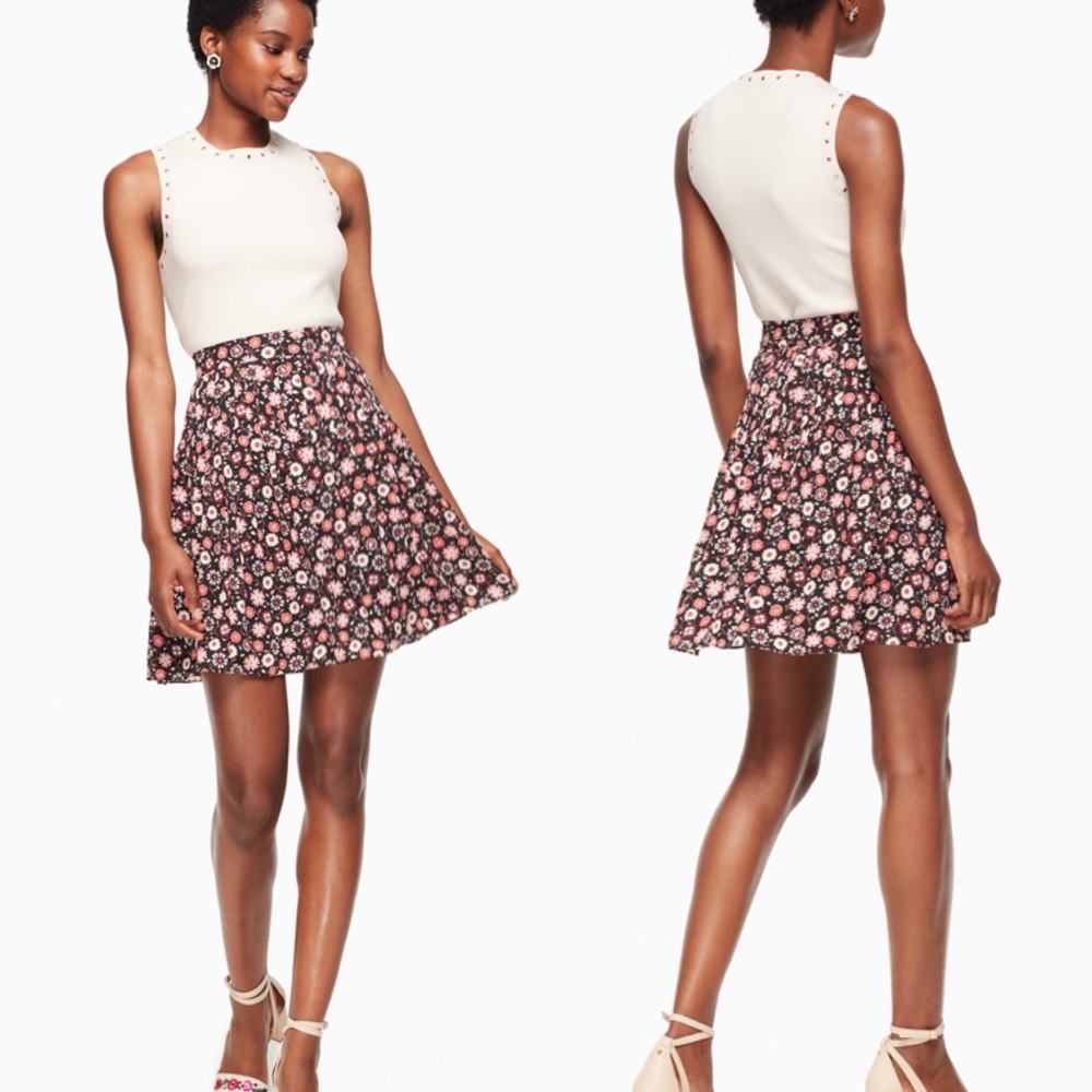 New Kate Spade Mini Casa Flora Skirt